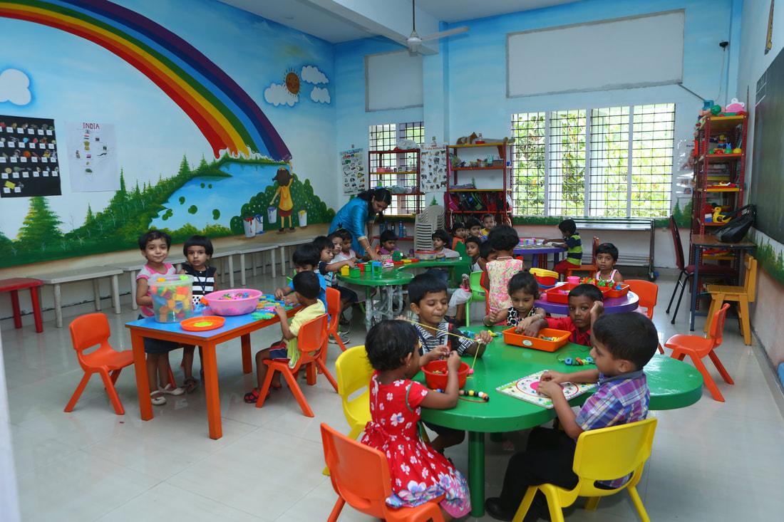 Children learning at The Glorious Academy Kids School